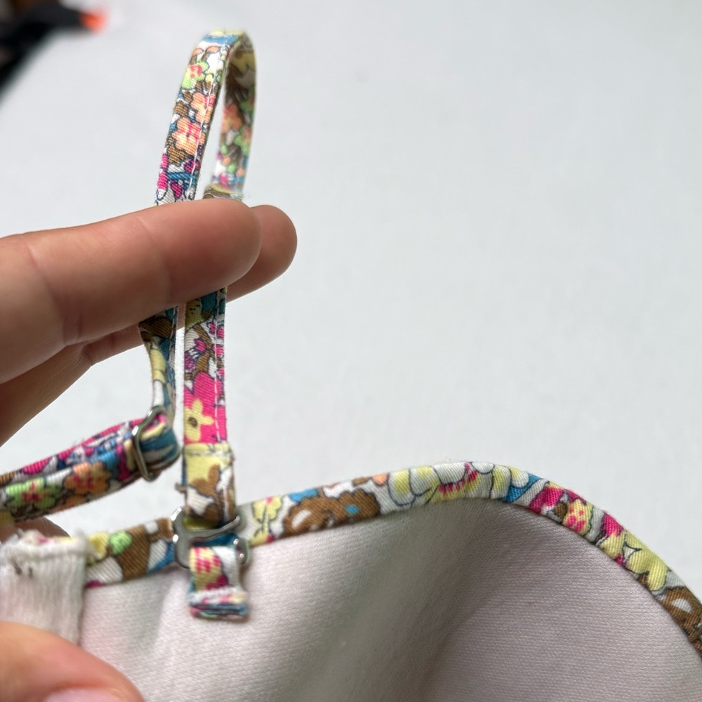 PINK Victoria's Secret Y2K Stretchy Floral Corset Dress Spaghetti Strap S Summer - Picture 10 of 11